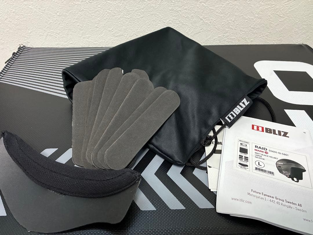 BLIZ RAID ヘルメット Lサイズ FIS規格準拠 ブラック｜美品