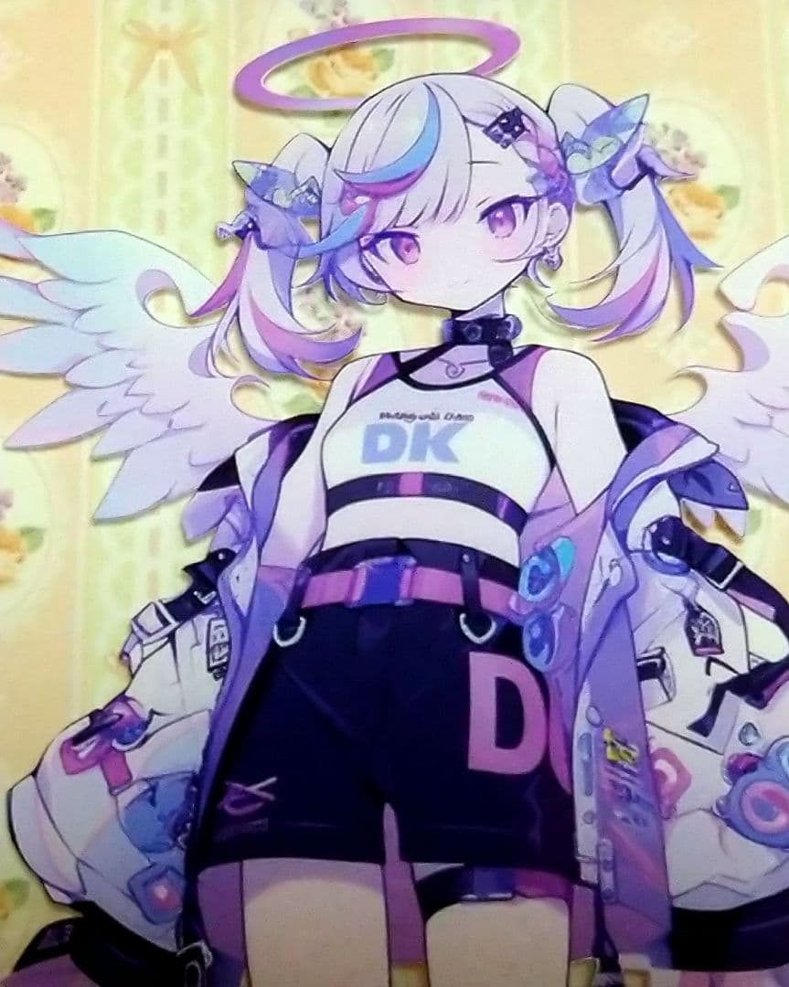 廃盤品✩J672＃羽翼彩虹(PET)y2k切り売り海外人物女の子AIマステ