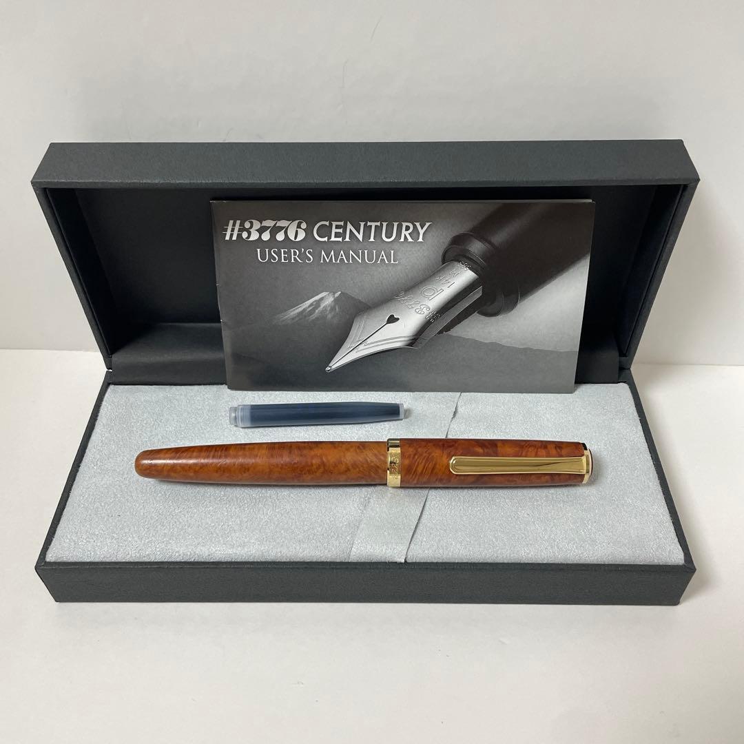 #3776 CENTURY 万年筆 旧型ブライヤ　細字