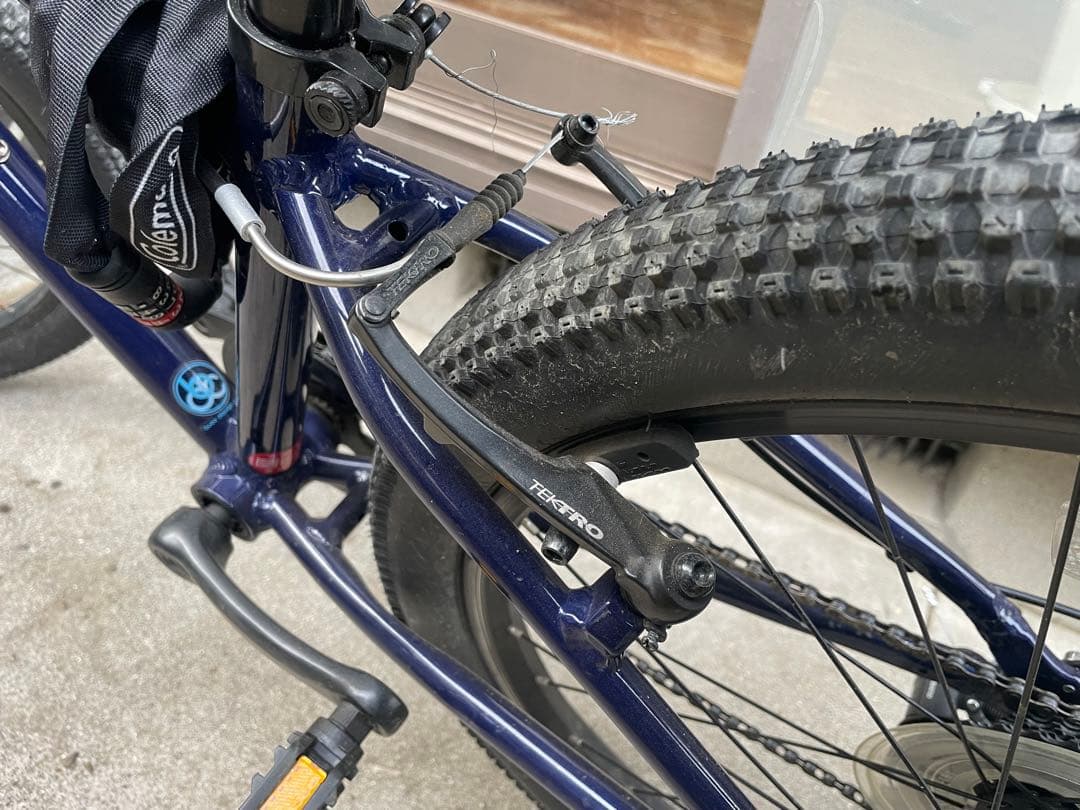 ヨツバサイクル 24インチ ネイビー ホワイト 引取り限定 神奈川県中央部