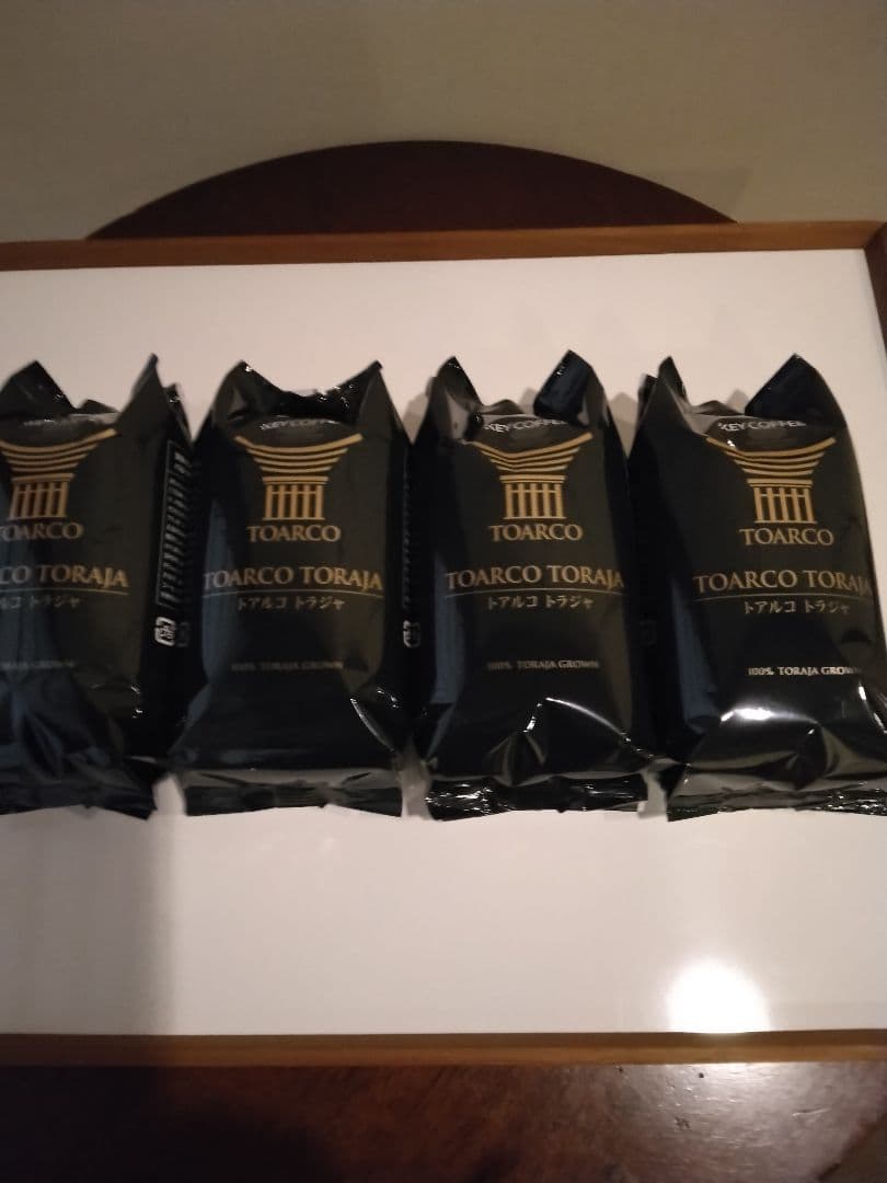 キーコーヒー　トアルコトラジャコーヒー豆200g入り 4袋