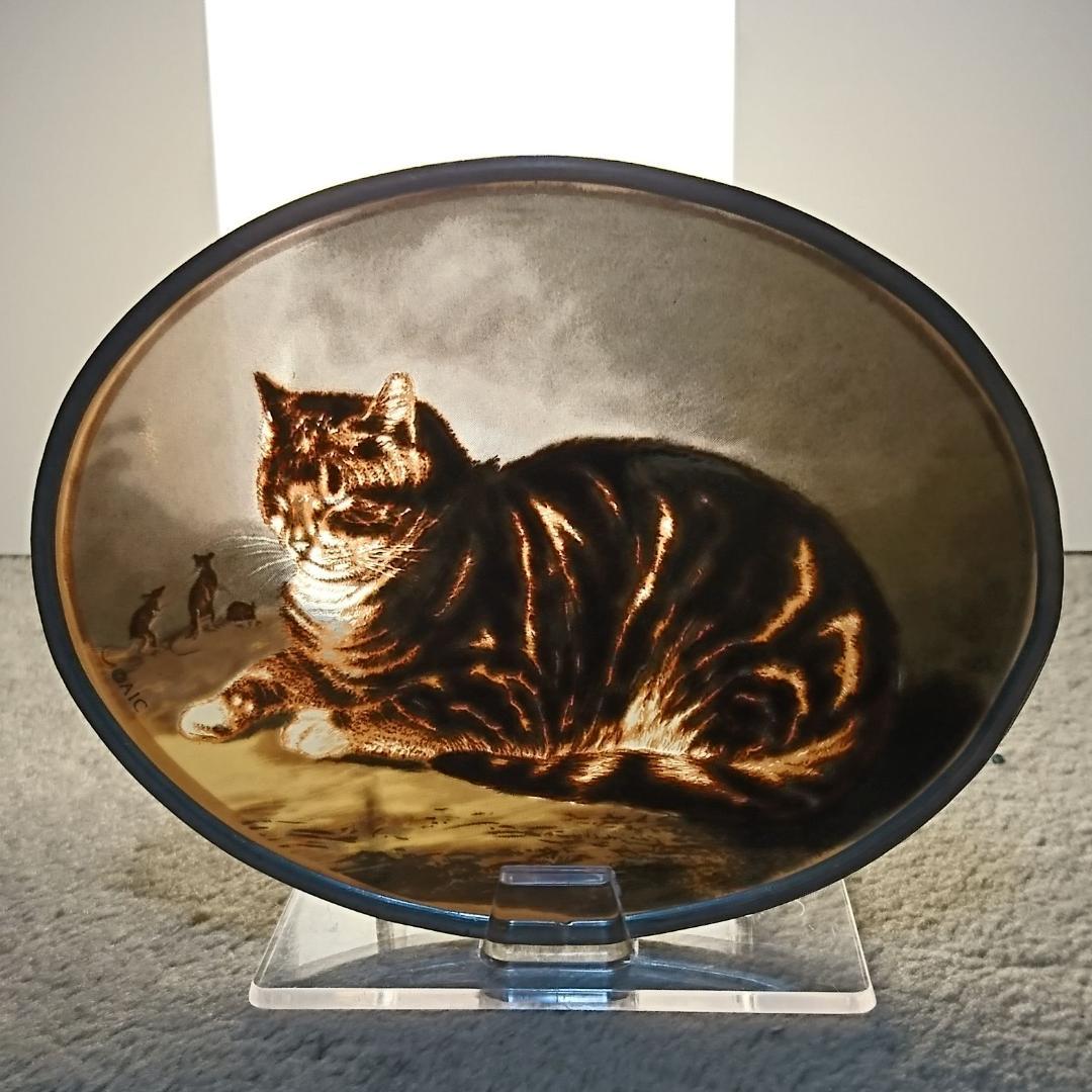 アメリカ ステンドグラス Cat 猫シカゴ美術館グラスマスターズ社にゃんこ