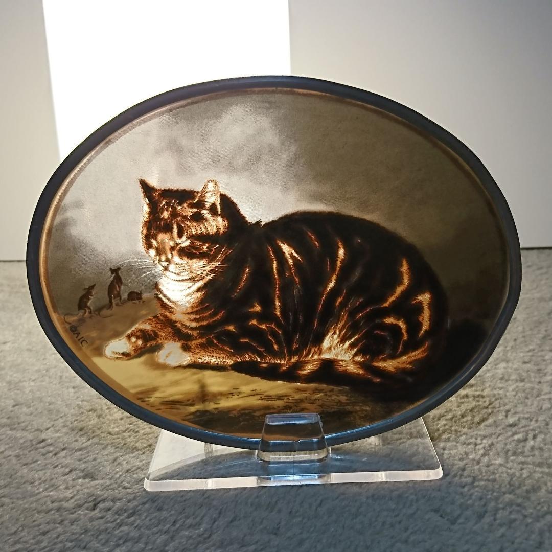 アメリカ ステンドグラス Cat 猫シカゴ美術館グラスマスターズ社にゃんこ
