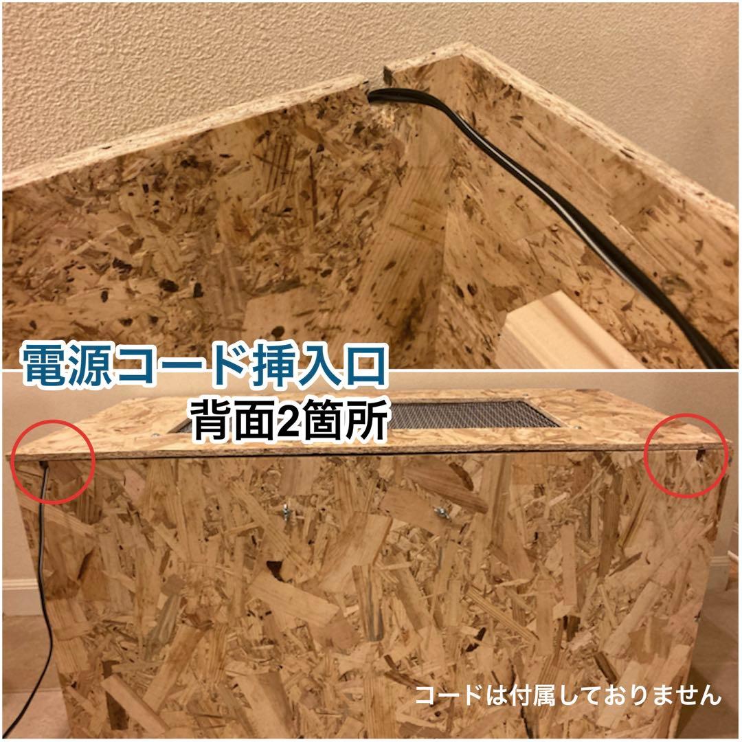 爬虫類ケージ　木製ケージ　フトアゴ　ハリネズミ プロフ必読　フルオプ送料込