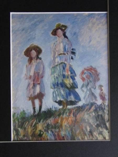 クロード・モネ、「PROMENADE (ESQUISSE)」、海外版超希少レゾネ