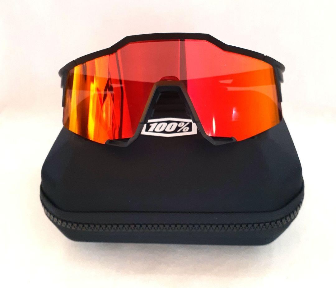 中古 100% SPEEDCRAFT ブラック ワンハンドレッド サングラス