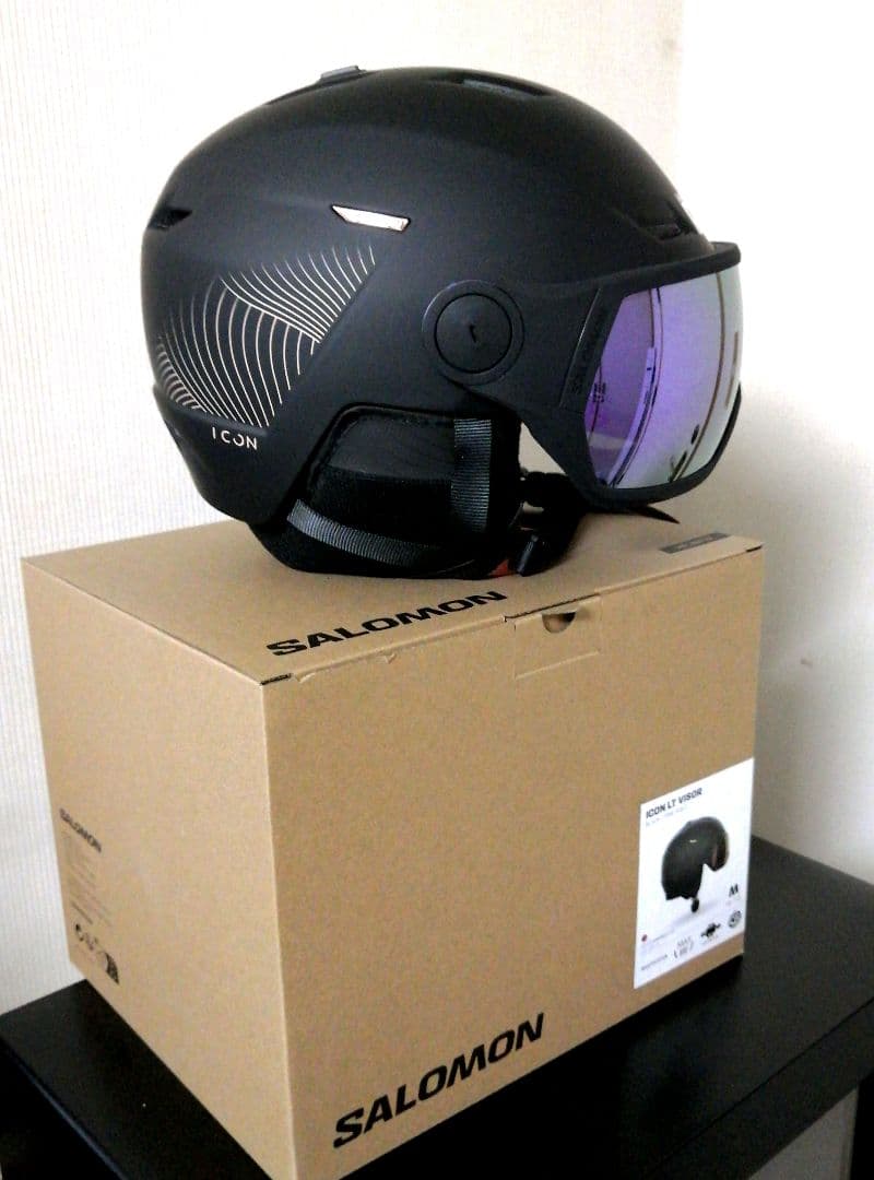 ★未使用★サロモン バイザーヘルメット ICON LT VISOR★Mサイズ