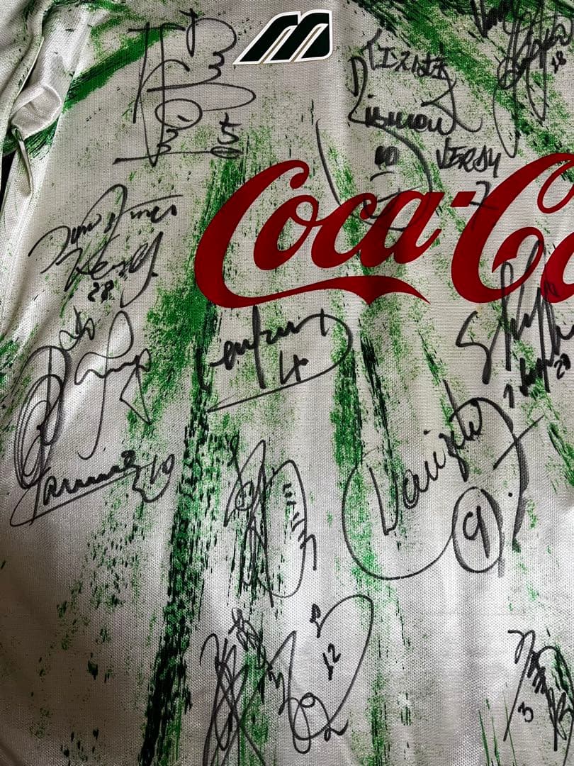 1993/94 読売ヴェルディ川崎ユニフォーム　10番　※複数選手のサイン入り