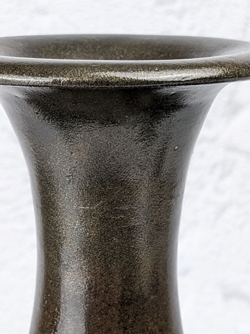 磁州窯　花瓶　13〜14世紀　繭山龍泉堂箱　花入