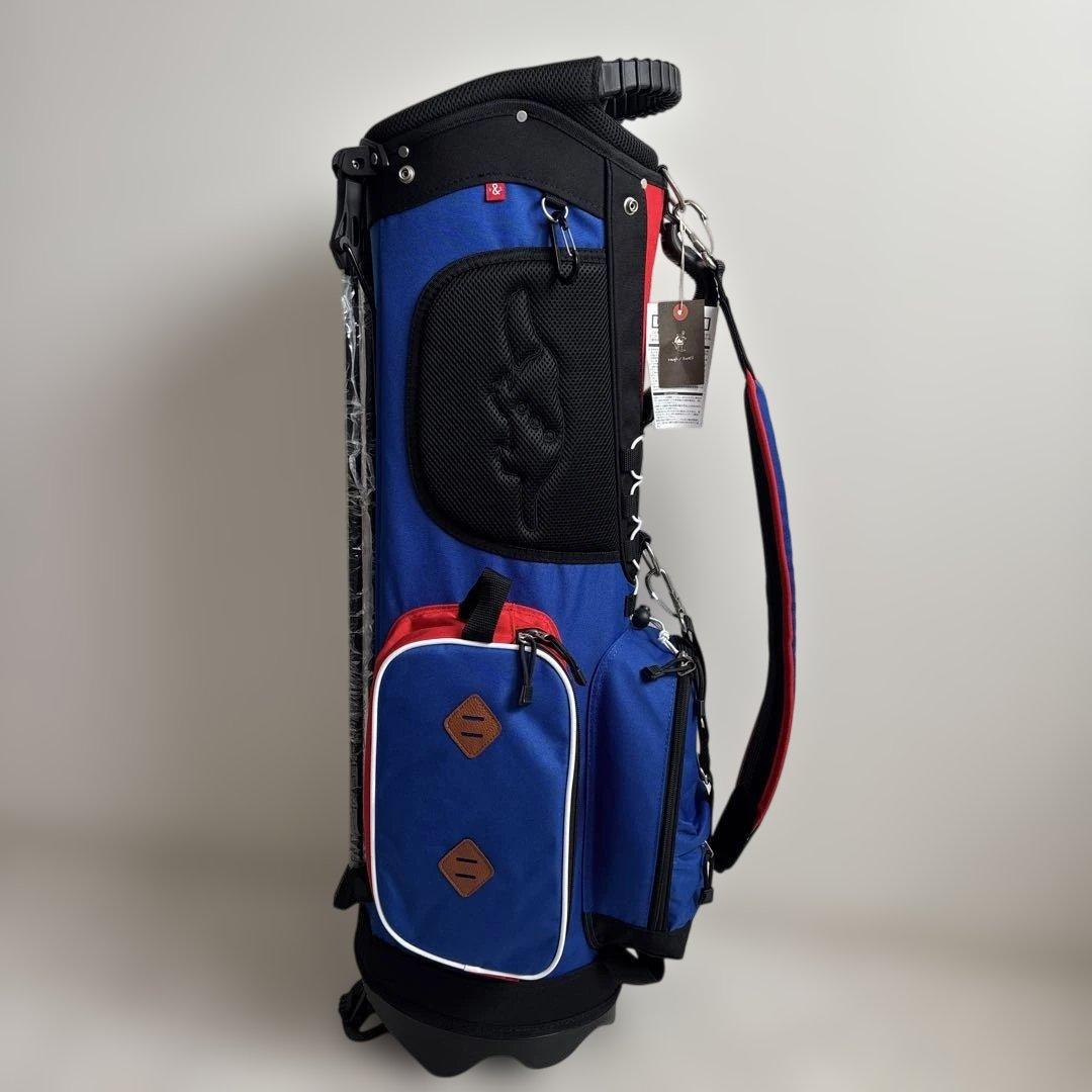 Rough & Swell キャディバッグ 青・赤・白