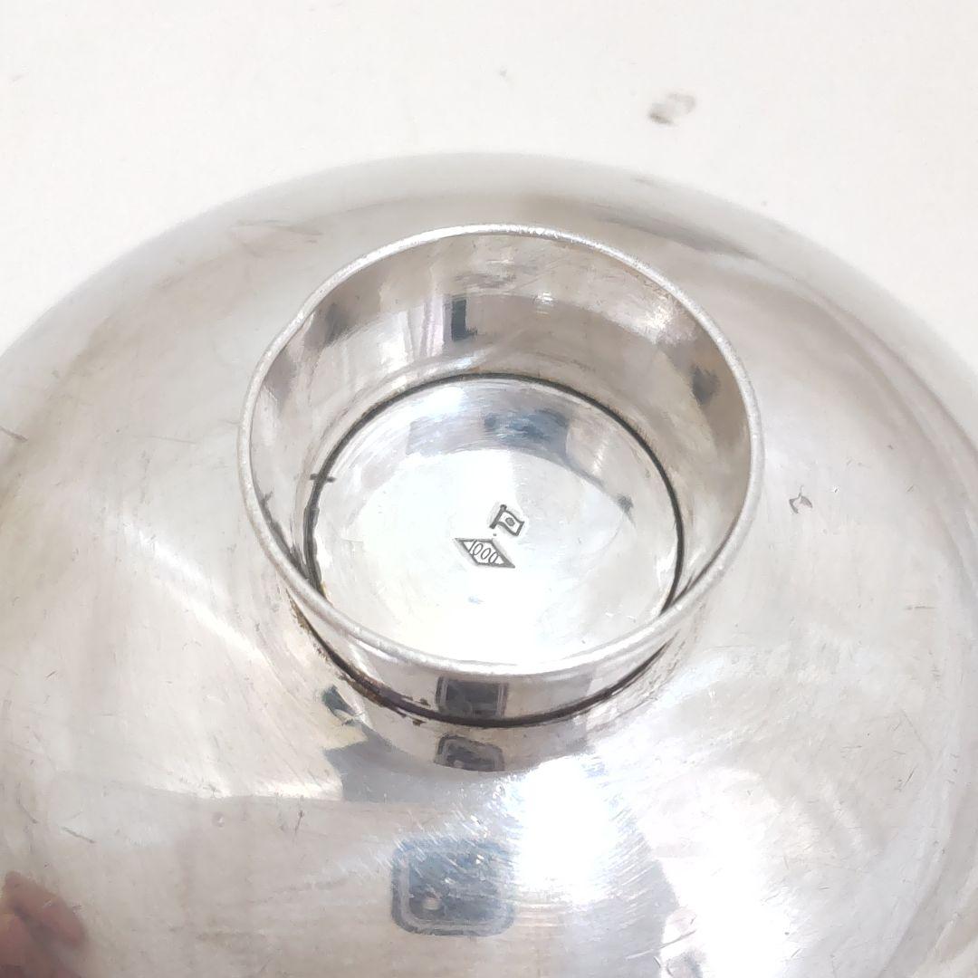 純銀刻印　造幣局刻印1000刻印　純銀　杯　盃　314ｇ　JJ239