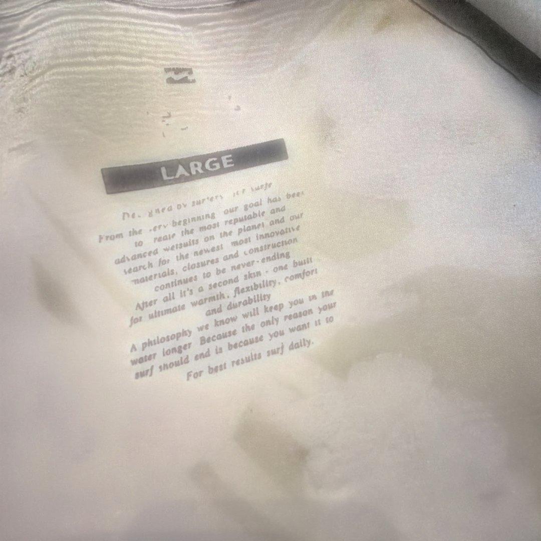 BILLABONG ウェットスーツベスト タッパー　２点セット