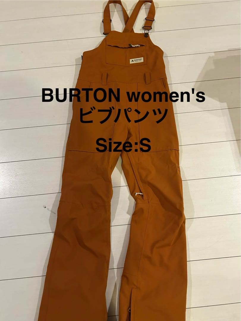 BURTON women's ビブパンツ Sサイズ