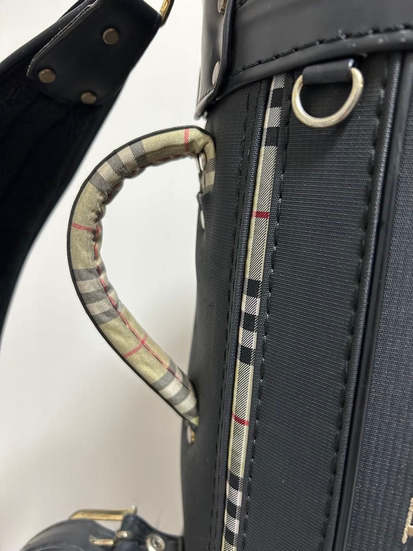 希少 バーバリー BURBERRY キャディバッグ ゴルフ