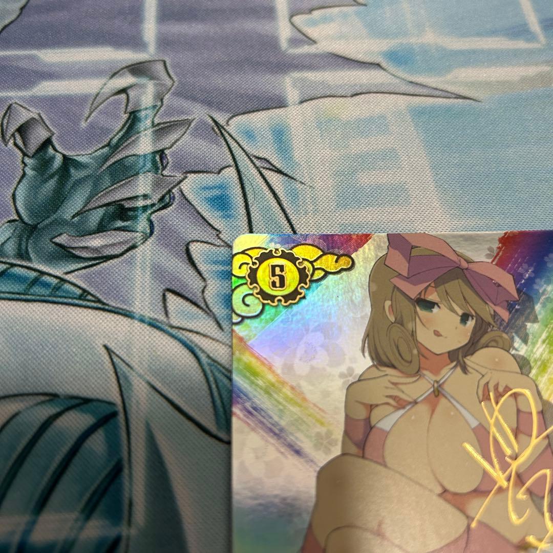 閃乱カグラ　SR春花　絵師箔押しサイン　アンリミテッドヴァーサス