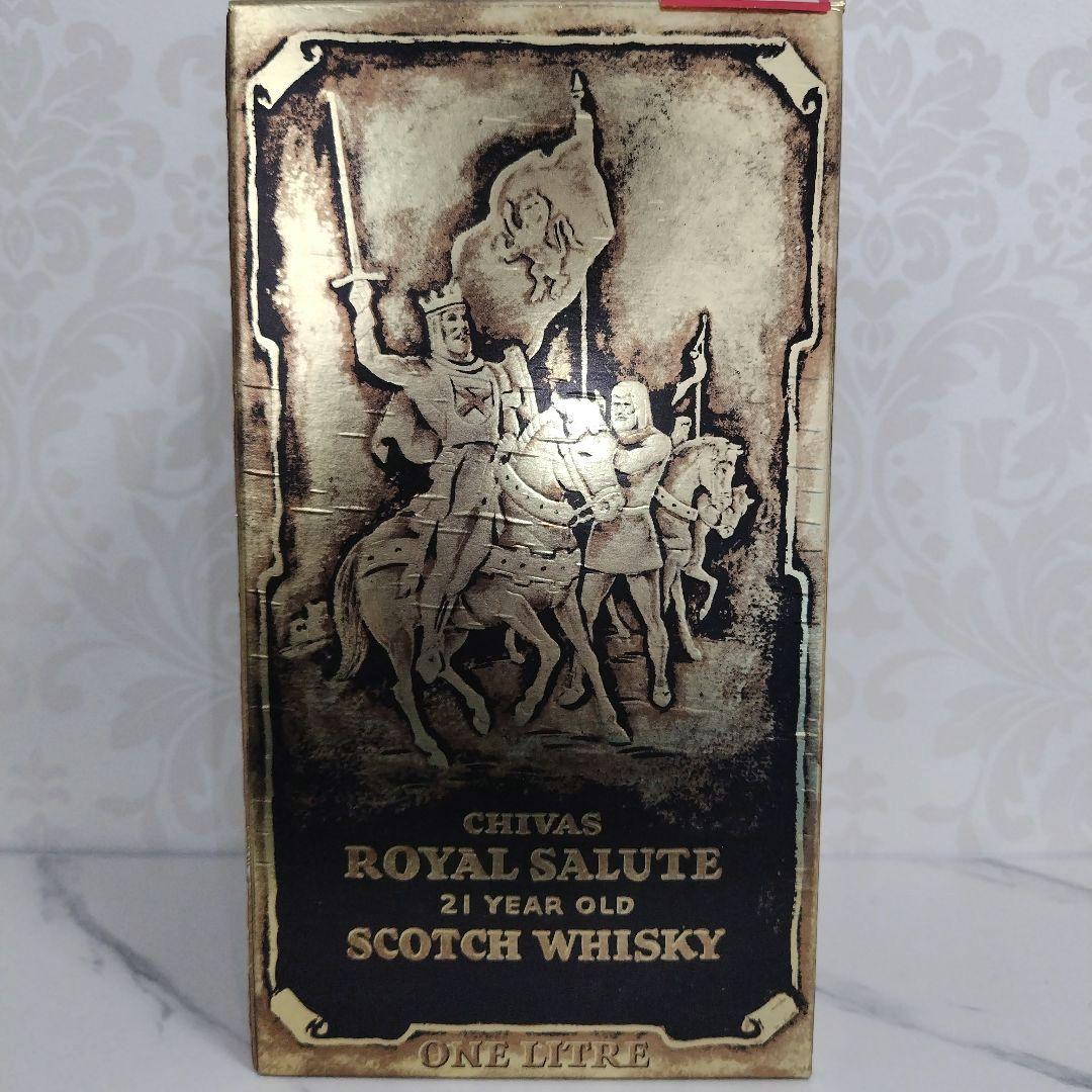 未開栓CHIVAS  SALUTE21年スコッチウイスキー1㍑