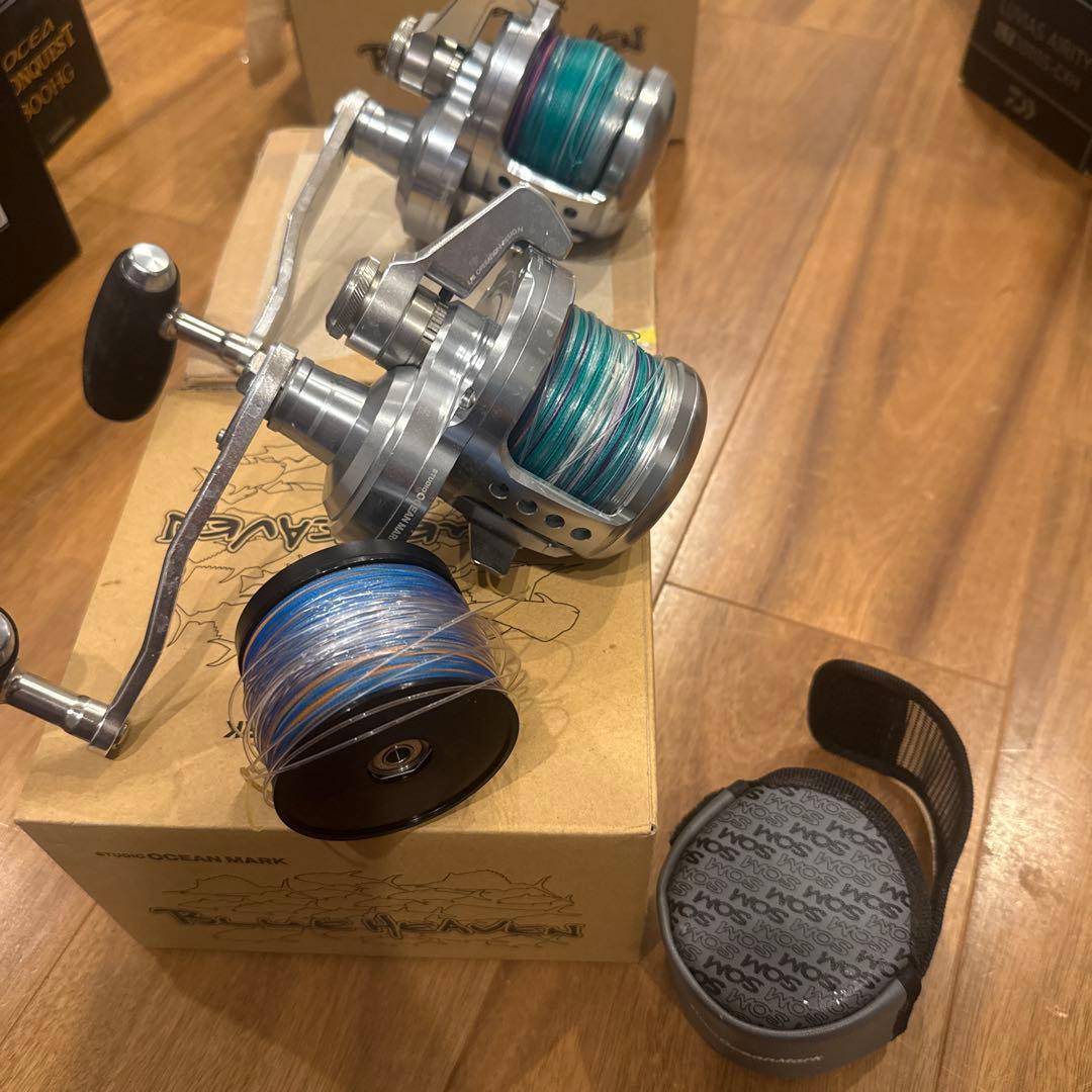 スタジオオーシャンマーク　L100パワーギア 2台　スペアスプール