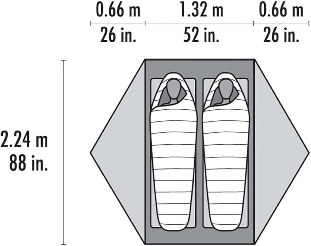MSR Hubba Hubba ハバハバ　LT 2 テント 新品未使用。