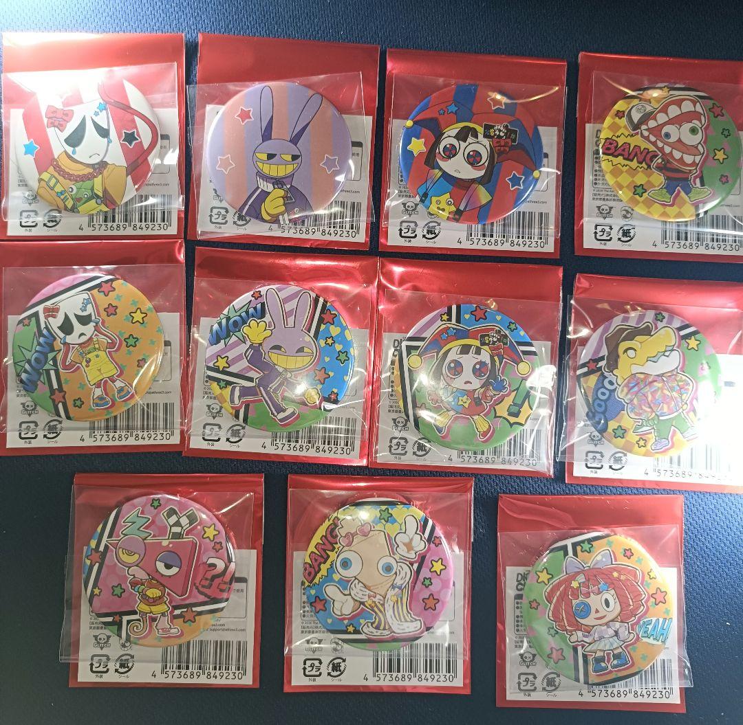 ✡️新品未使用✡️アメージングデジタルサーカス　缶バッチ　１１種コンプ品