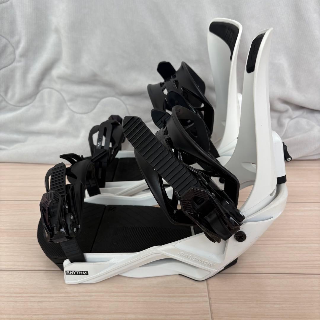 SALOMON RHYTHM ホワイト/スノーボードビンディング