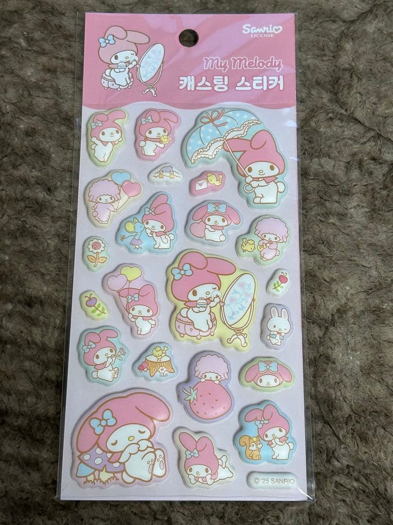 ポケモン サンリオ ボンボンステッカーセット【韓国限定】