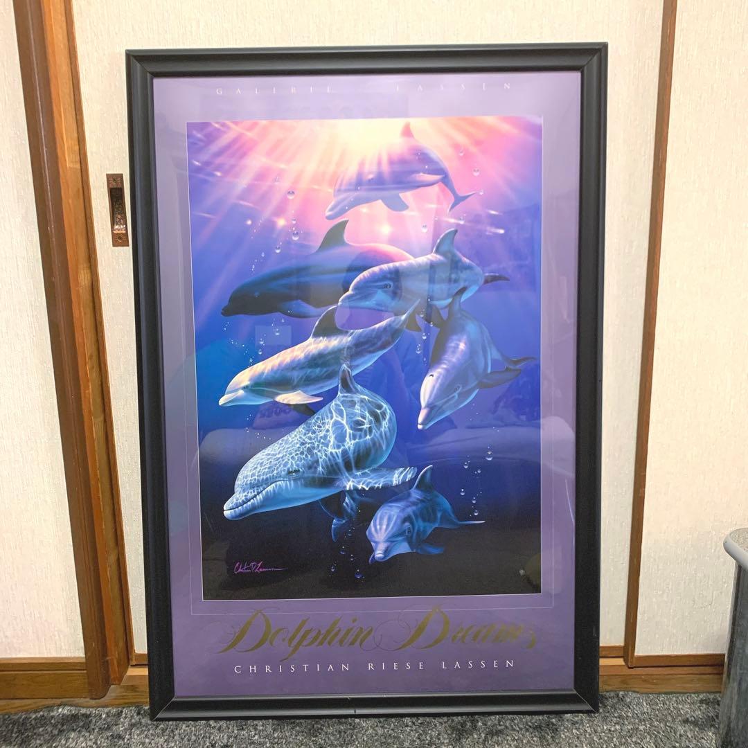 クリスチャン　ラッセン　ファミリー　複製画