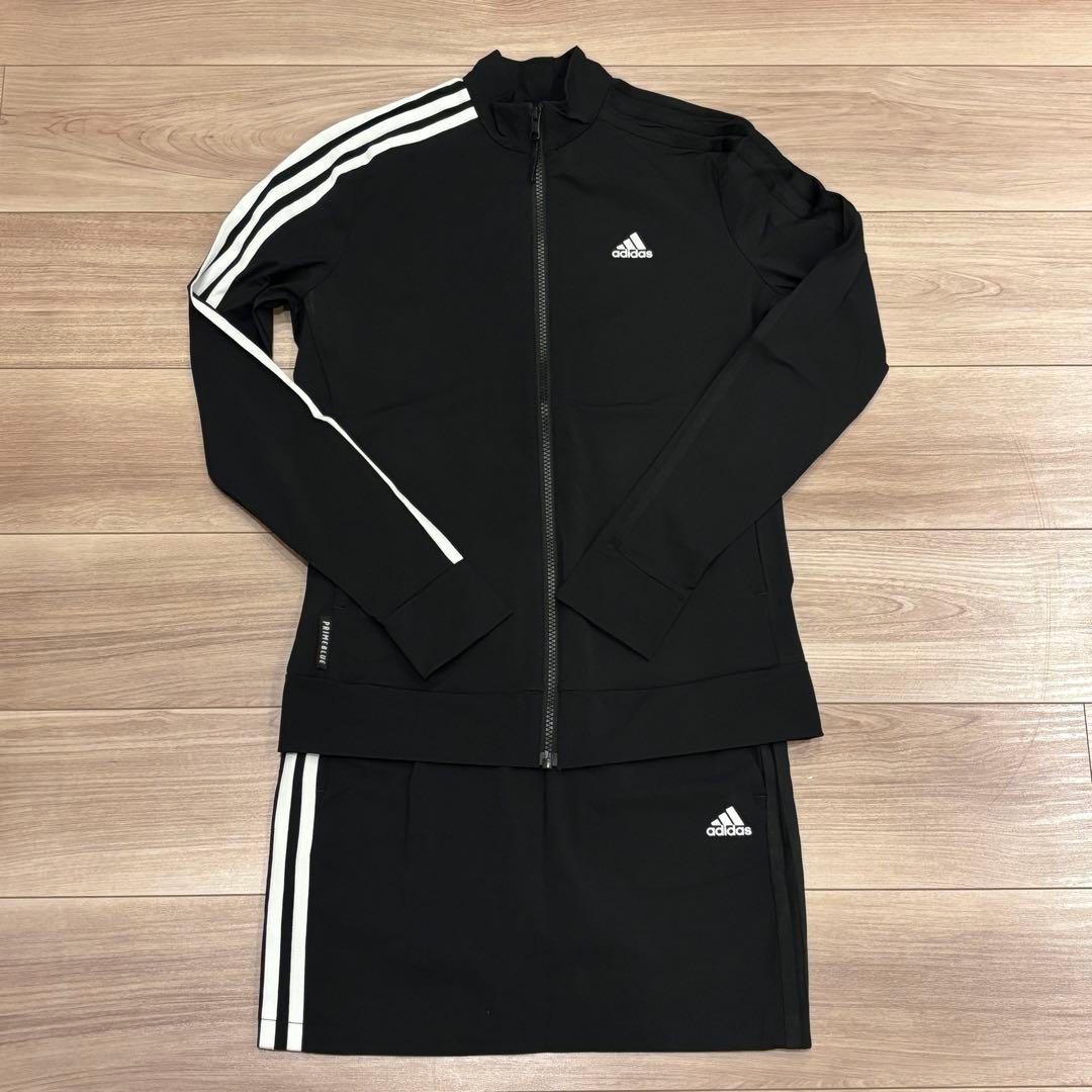 adidas レディース ジャケット スカートセット M ブラック