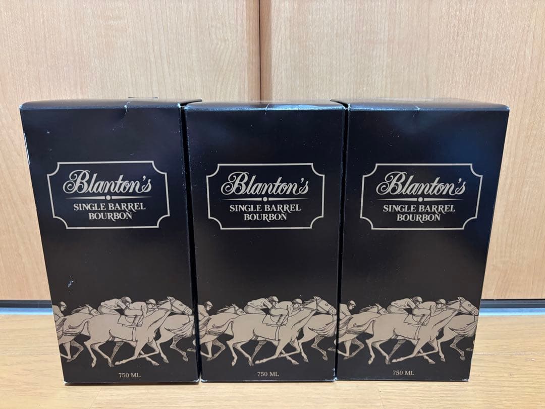 3本セット Blanton's BLACK ブラントン・ブラック