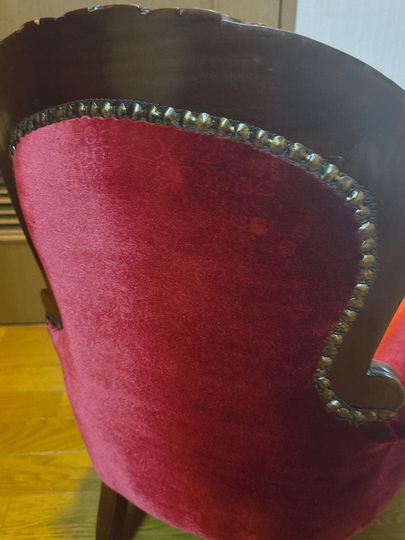 リトルプリンセスチェア マホガニー材 ドールチェア 子供用椅子