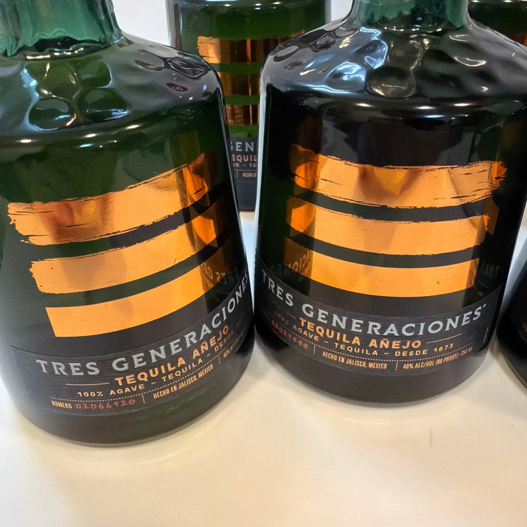 トレスジェネレーション アネホ テキーラ 750ml 5本 新品 未開栓 箱無し