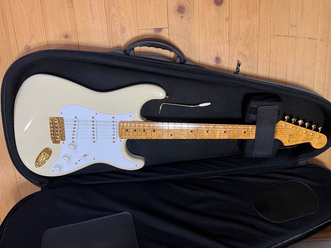 ギター K.Nyui Custom Guitar KNST ASH/M Blonde