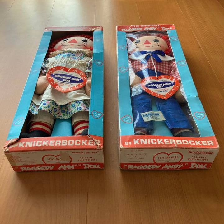 激レア　箱入り ラガディ アン＆アンディ ヴィンテージ ペア ドール