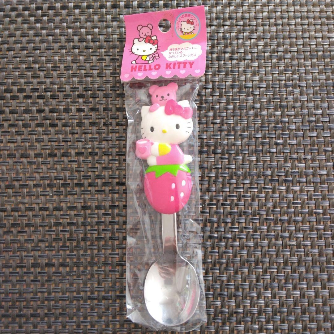 ハローキティ マスコットイチゴ型スプーン サンリオ2004年製