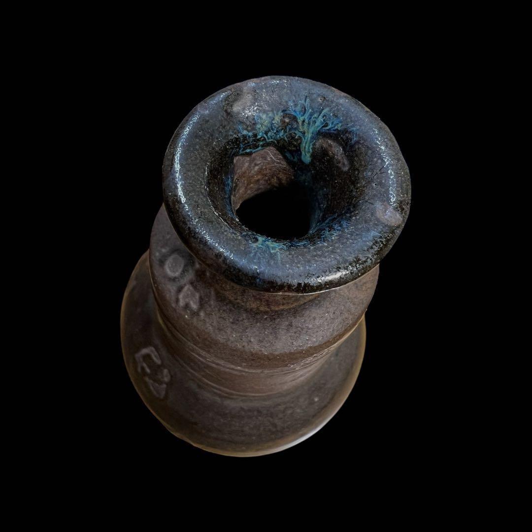 【SALE】《希少&美品》琉球王国時代 壺屋焼 渡名喜瓶 泡盛瓶 酒器 古陶