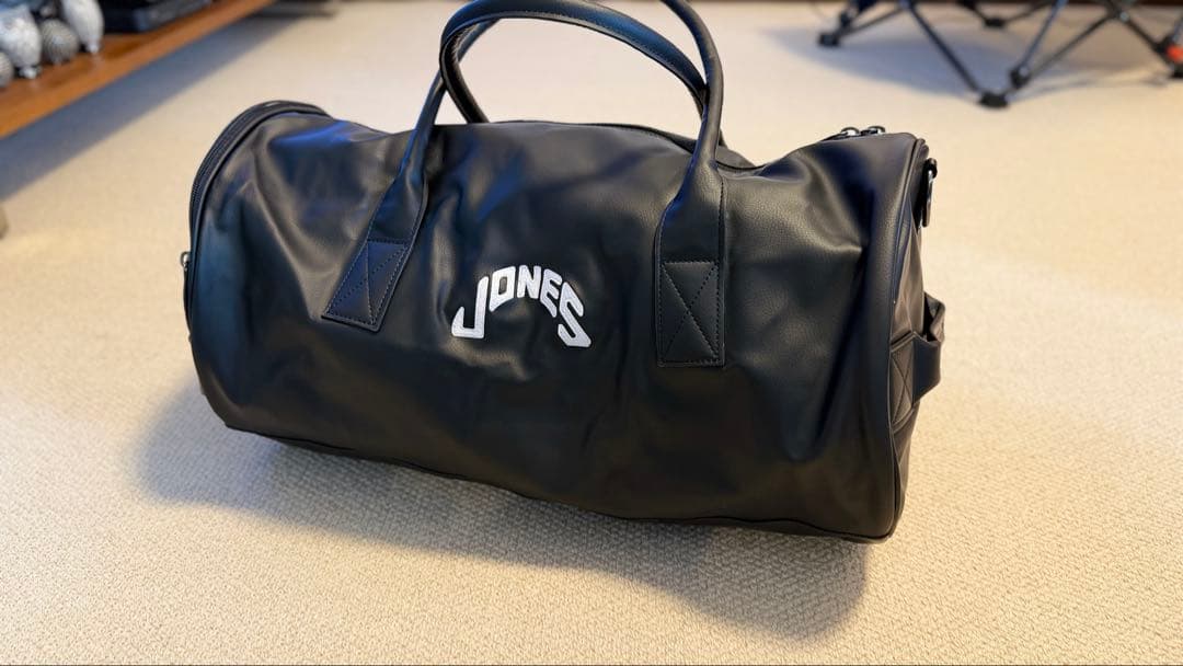 JONES ゴルフ　ボストン　レア刺繍付　黒