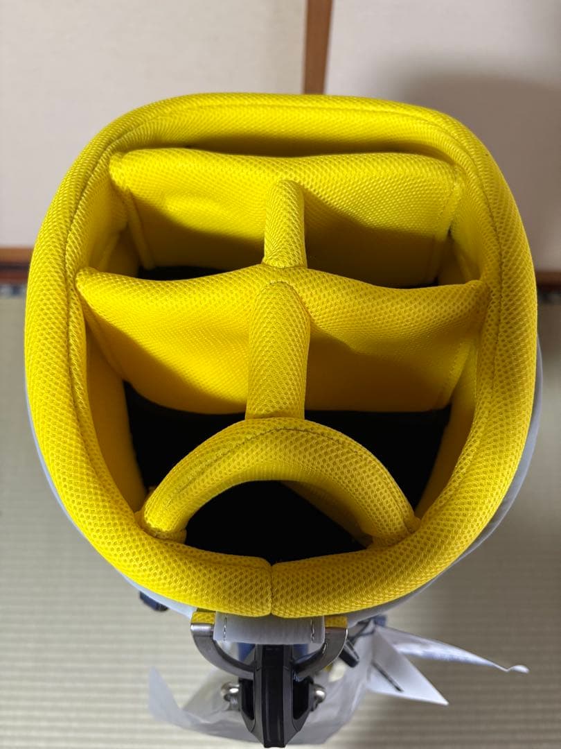 【TM】【新品未使用】FIDRA キャディバッグ グレー/イエロー