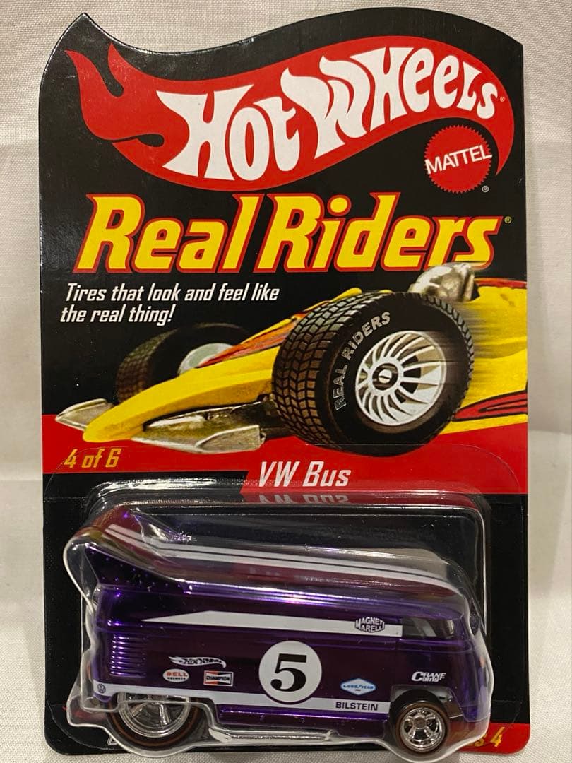 ミニカー Hot Wheels Real Riders VW Bus