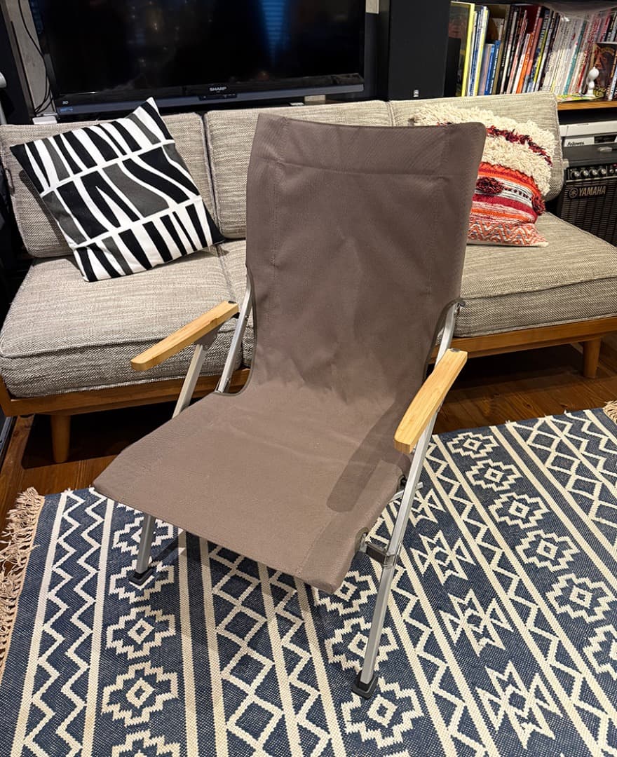 きなこもなか　スノーピーク　ローチェア３０　グレー　限定アイテム　室内使用