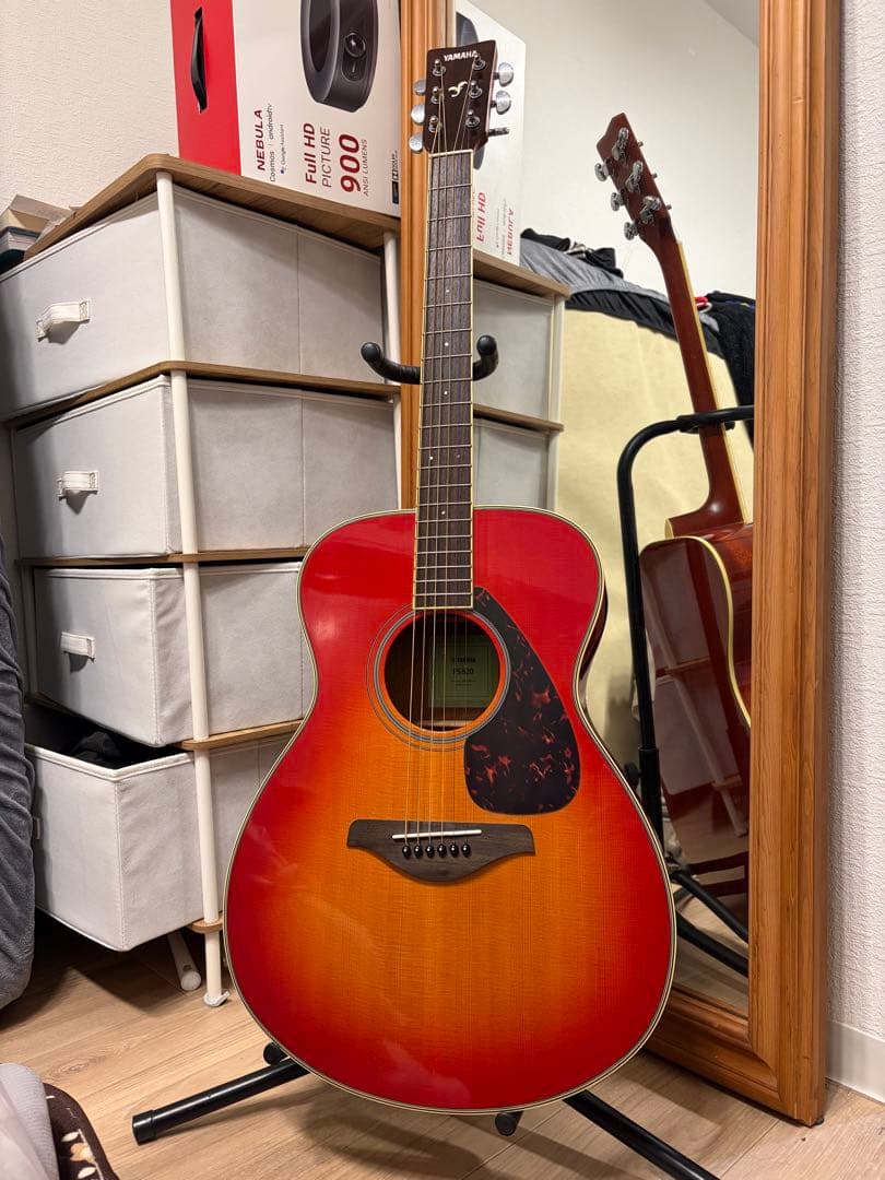 Yamaha FS820 アコースティックギター レッド