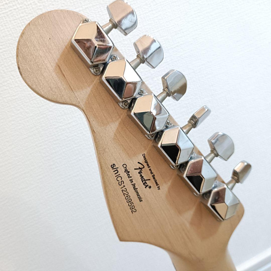 Squier エレキギター ストラトキャスター ソニックブルー メンテ済