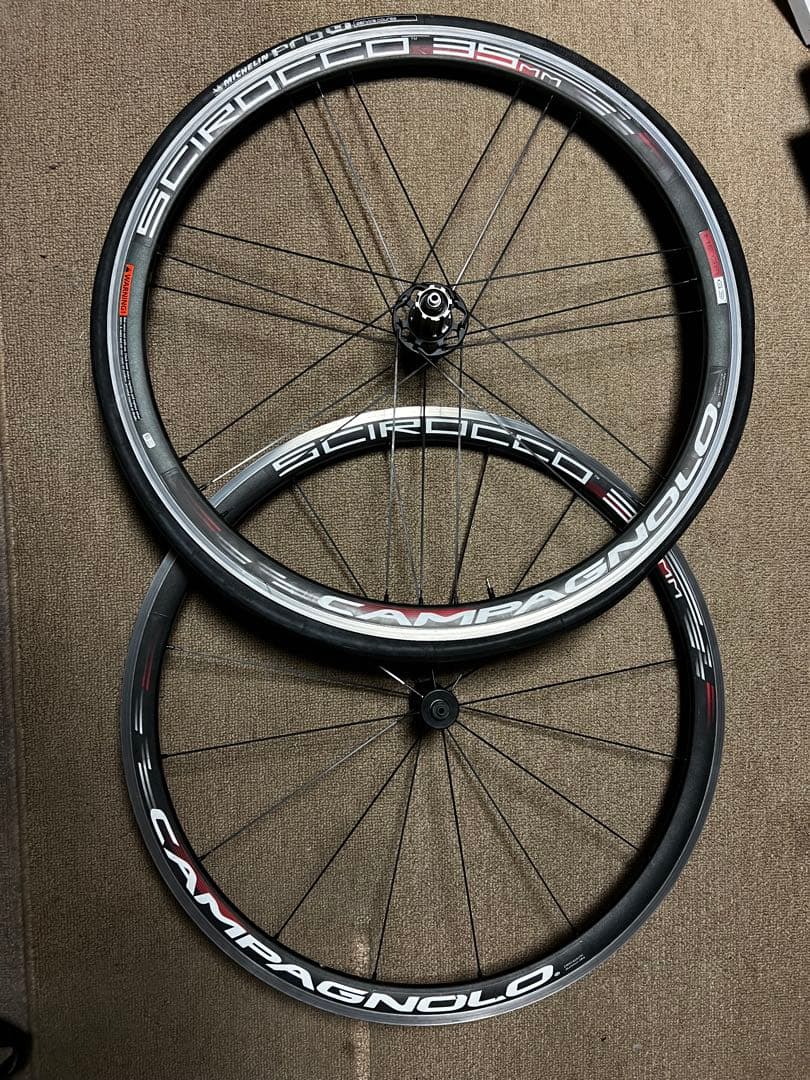 カンパニョーロ シロッコ35 ホイールセット カンパ11速 HG リムブレーキ