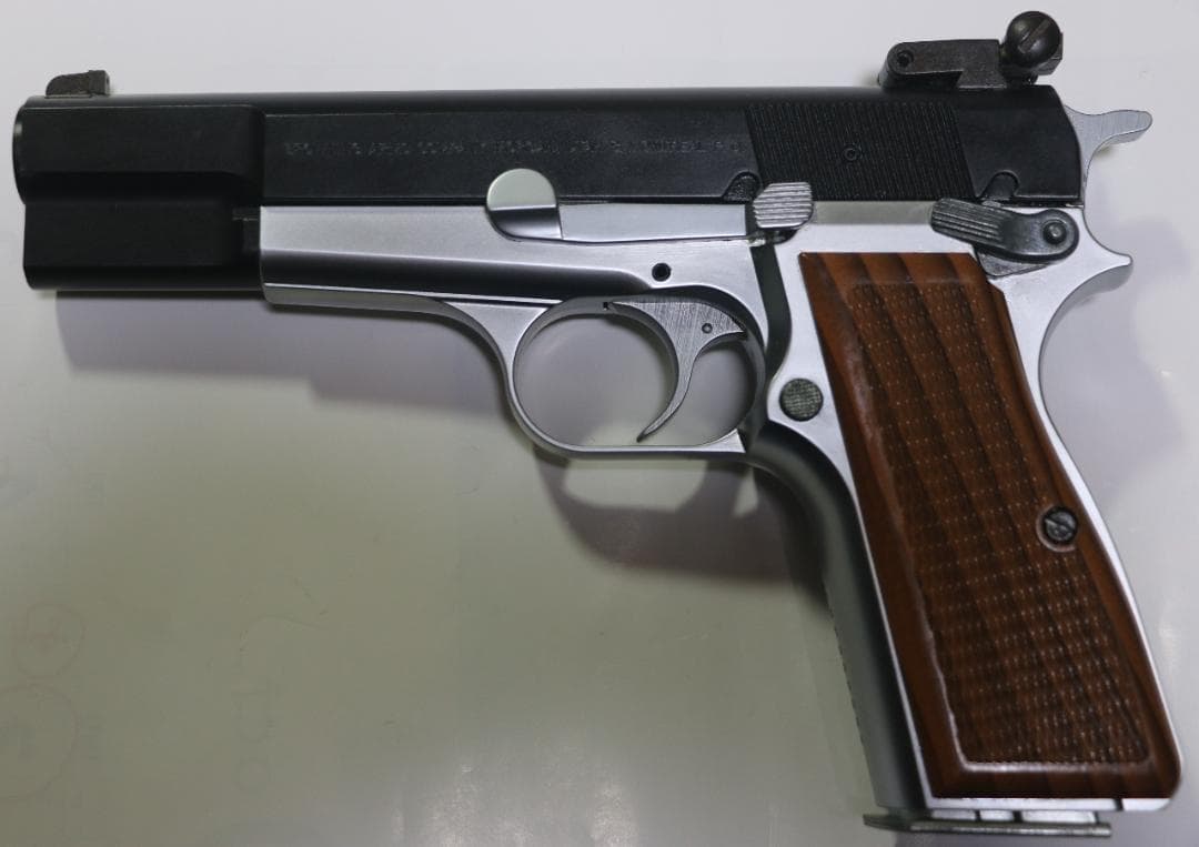 JAC製ABS樹脂ガスガン 　ブローニングＨＰハーフシルバー　ASGK合法品