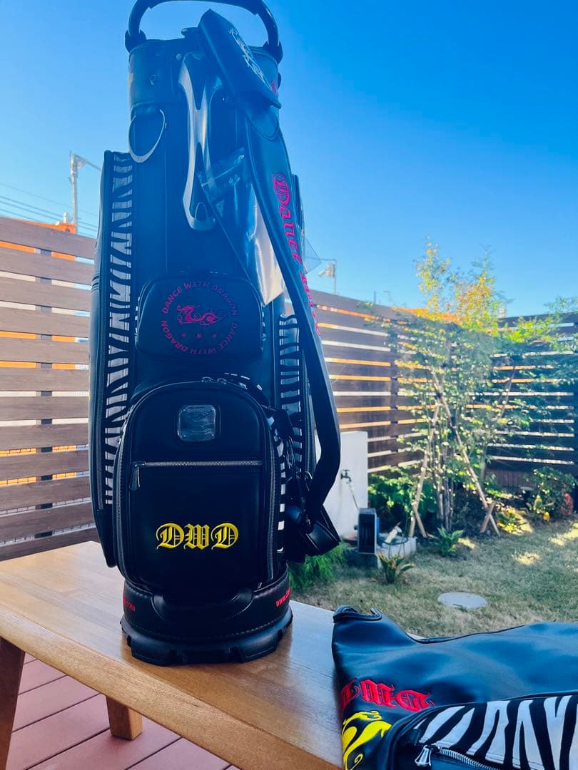 Dance With Dragon ゴルフバッグ ゼブラ柄