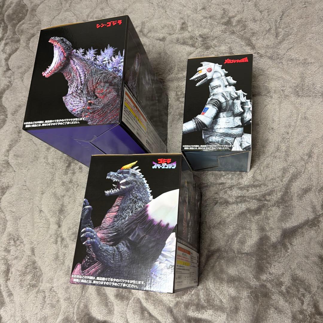 一番くじ ゴジラ 怪獣乱舞-荒ぶるモノ- B賞C賞D賞セット