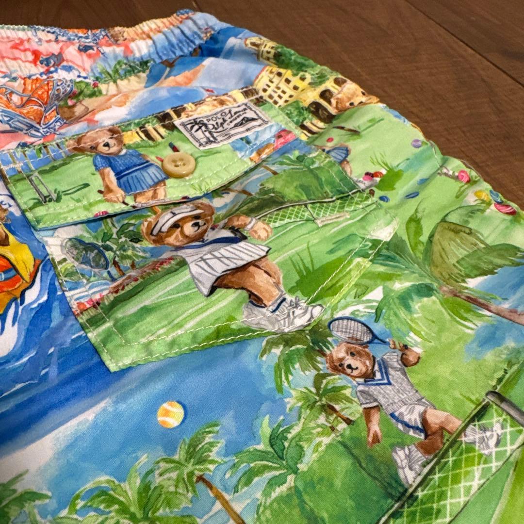 ポロ　ラルフローレン　L 14-16 G ポロベア　ポロシャツ　ショートパンツ