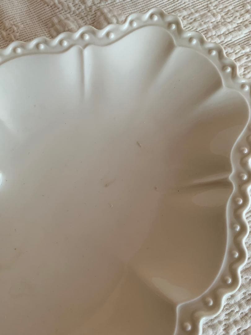 フランス・オランダ・ドイツアンティーク /ビンテージレリーフ白磁陶器6点set