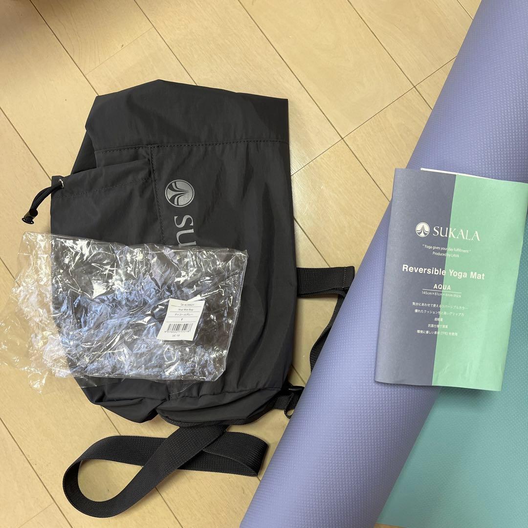 LAVA SUKALA リバーシブルヨガマット 収納ケース付き