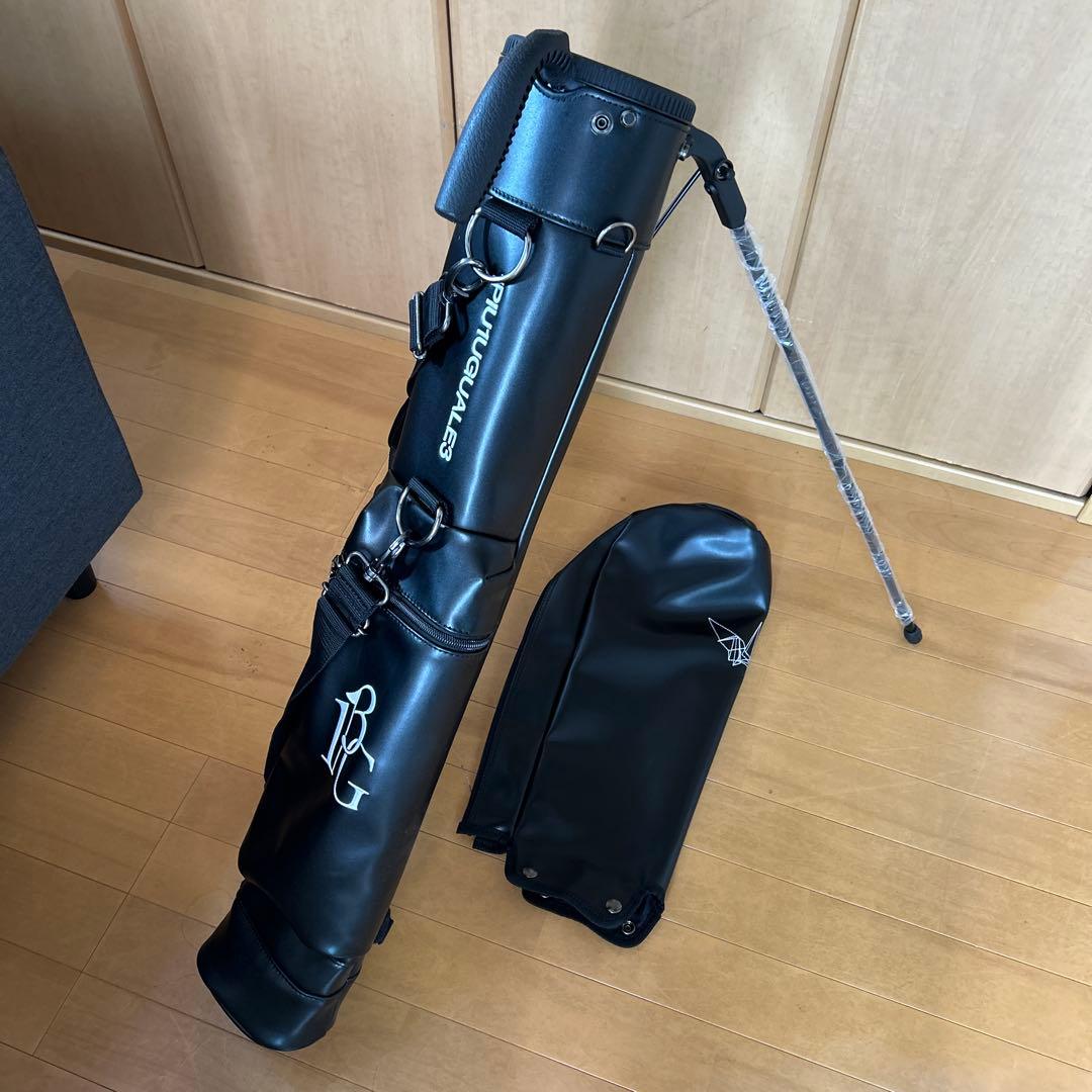 1PIU1UGUALE3 ブラック キャディバッグ