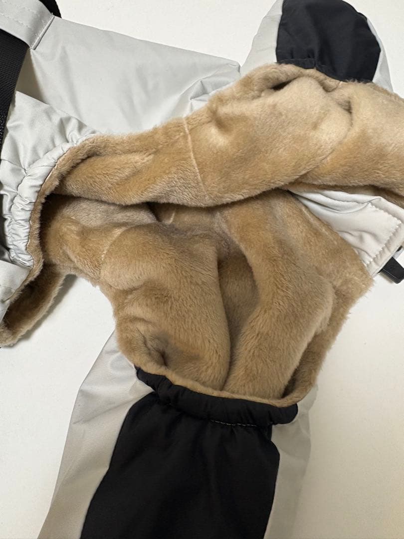 イタグレPippino ボンバーヒートジャケット ライトグレー×ブラック美品 M