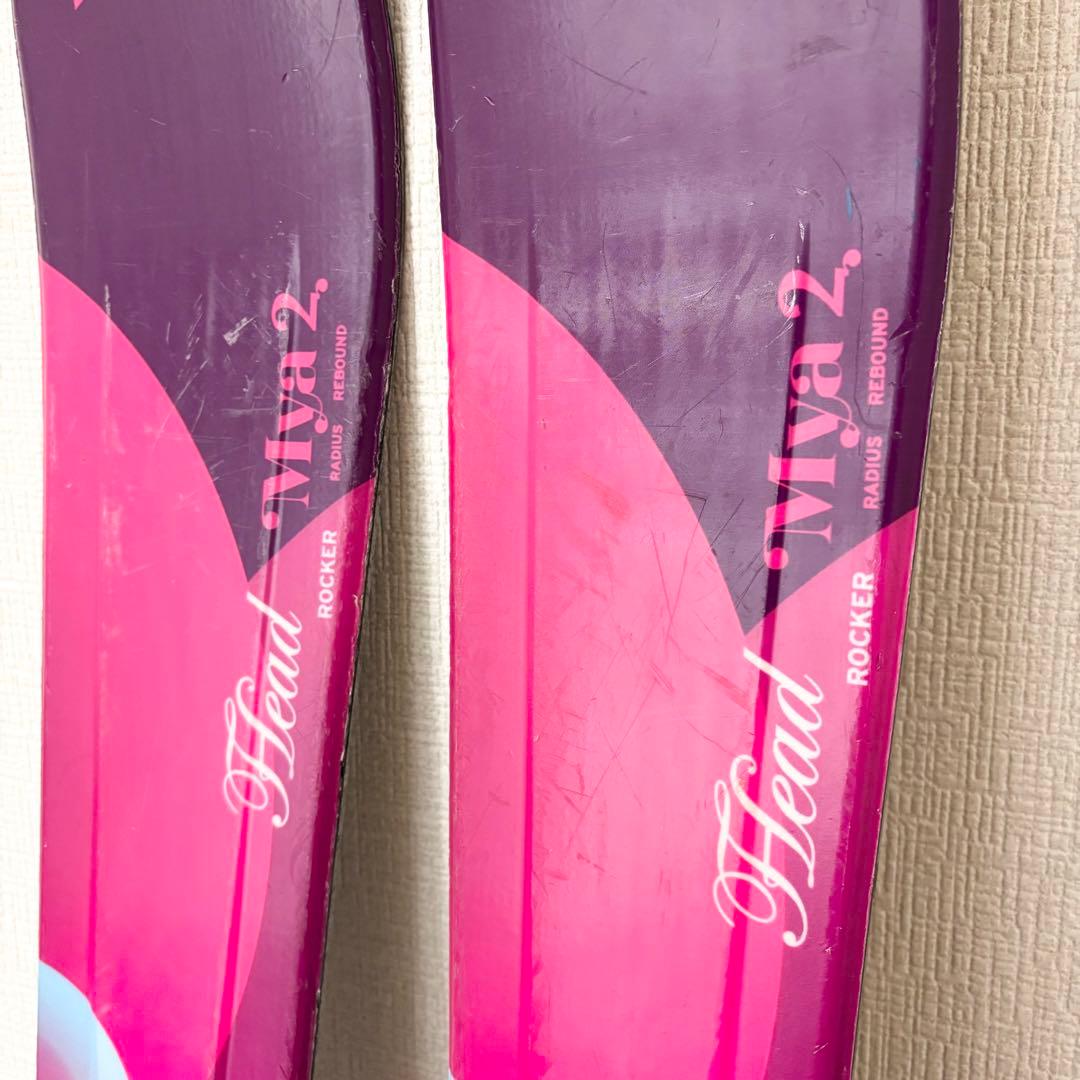 ■HEAD■女性用スキーセット■板149/靴24-24.5/ストック110